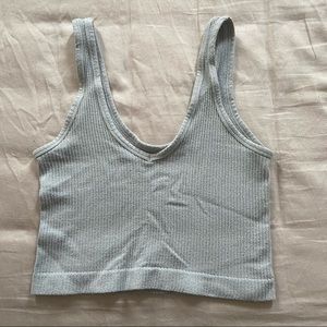 UO out from under drew seamless ribbed bra top